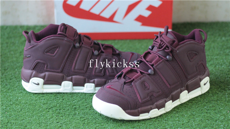 Nike Air More Uptempo Maroon Wine Red